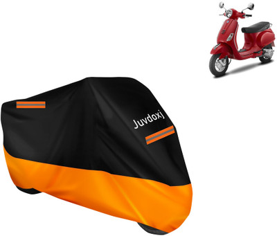 Juvdoxj Waterproof Two Wheeler Cover for Vespa(RED 125 BS6, Orange)