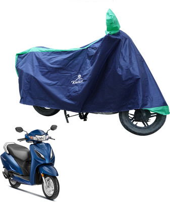 Kavach Waterproof Two Wheeler Cover for Honda(Activa 6G, Green, Blue)