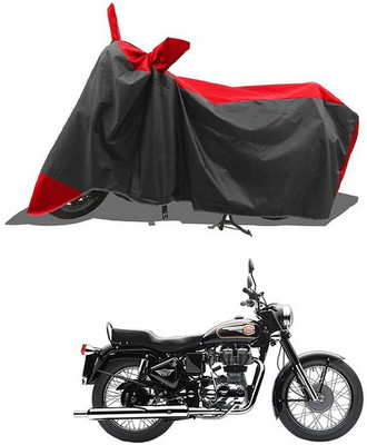 PAGORA Waterproof Two Wheeler Cover for Royal Enfield(Bullet 350, Red, Black)