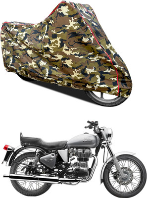 PAGORA Waterproof Two Wheeler Cover for Royal Enfield(Electra 4S, Yellow)
