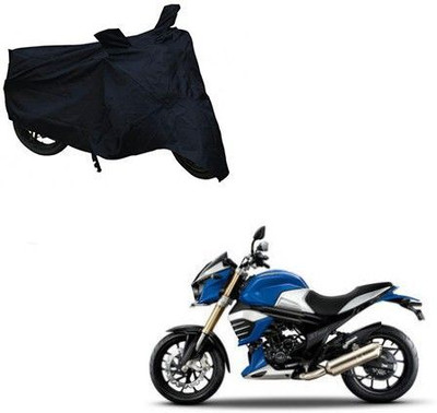 DeepShakshi AUTOMOTIVE Two Wheeler Cover for Mahindra(MOJO XT 300, Black)