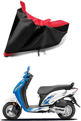 AutoGalaxy Waterproof Two Wheeler Cover for Honda(Activa i, Red, Black)