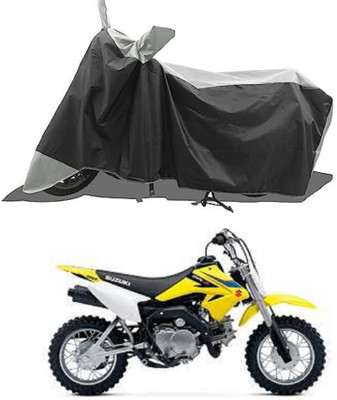 GROFATIK Two Wheeler Cover for Suzuki(DR-Z50 BS6, White)
