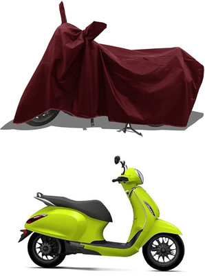 WMIZEXA Waterproof Two Wheeler Cover for Bajaj(Maroon)