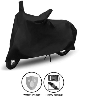 Lakshmina Enterprises Waterproof Two Wheeler Cover for Bajaj(Platina 125, Black)