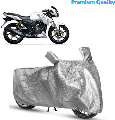 imbshine Waterproof Two Wheeler Cover for TVS(Apache RTR 180, Silver)