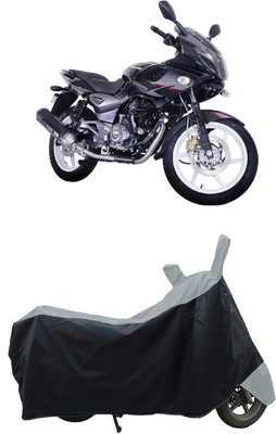 Coxtor Waterproof Two Wheeler Cover for Bajaj(Pulsar 220 DTS-i, Grey)