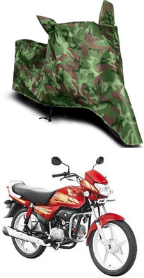 Furious3D Two Wheeler Cover for Hero(HF Deluxe, Multicolor)