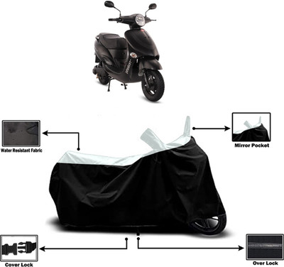 Amexride Two Wheeler Cover for Hero Electric(Electric Photon, White)