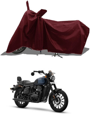 MWBB Waterproof Two Wheeler Cover for Revolt(RV Cafe Racer BS6, Maroon)
