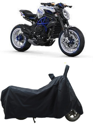 Coxtor Waterproof Two Wheeler Cover for MV Agusta(Dragster800 RR, Black)