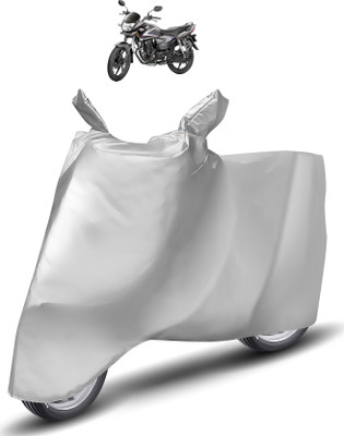 Caronix Two Wheeler Cover for Honda(CB Shine, Silver)