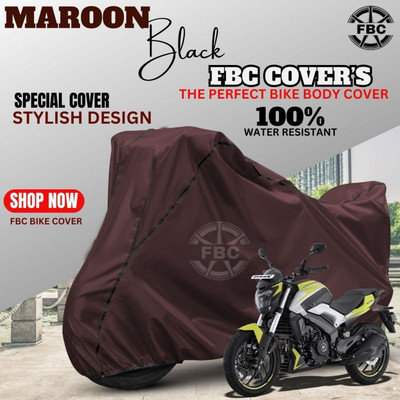 AUTOCAD Waterproof Two Wheeler Cover for Bajaj(Dominar 400, Maroon)