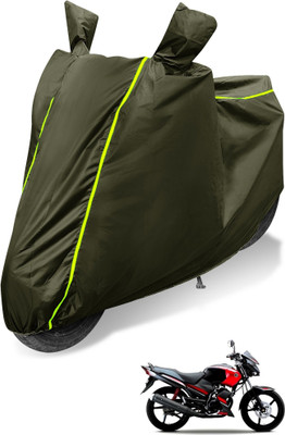 Auto Hub Waterproof Two Wheeler Cover for Yamaha(Gladiator, Green)