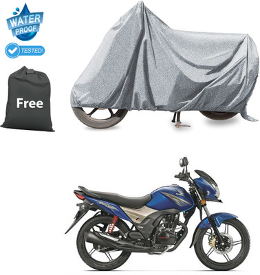 CODOKI Waterproof Two Wheeler Cover for Honda(CB Shine SP, Silver)