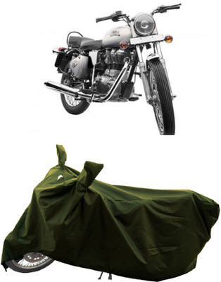 GROFATIK Two Wheeler Cover for Royal Enfield(350 BS6, Green)