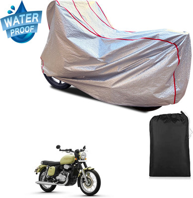 PAGORA Waterproof Two Wheeler Cover for JAWA(Jawa, Silver)