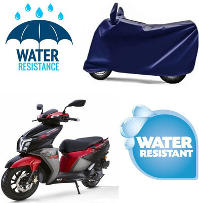 Mdstar Waterproof Two Wheeler Cover for TVS(Ntorq 125, Blue)