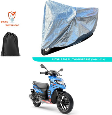 CODOKI Waterproof Two Wheeler Cover for Aprilia(SR 125, Silver)