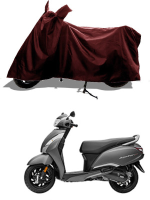 GROFATIK Two Wheeler Cover for TVS(Jupiter 125, Maroon)