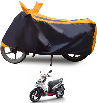 Euro Care Waterproof Two Wheeler Cover for Aprilia(SR 125, Orange)