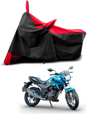 KEDIT Two Wheeler Cover for Hero(Xtreme 200R, Red, Black)