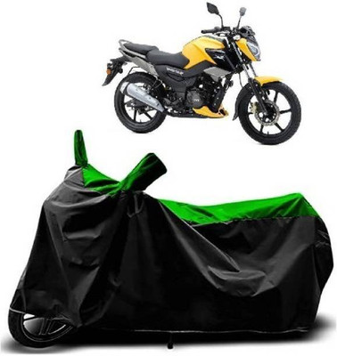 RAAMKM Waterproof Two Wheeler Cover for TVS(Raider, Green)