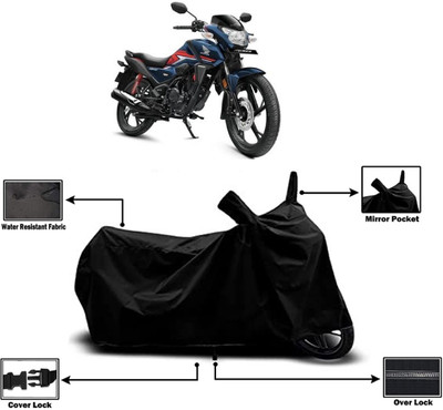 Amexride Two Wheeler Cover for Honda(SP125, Black)
