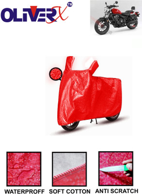 OliverX Waterproof Two Wheeler Cover for Bajaj(Avenger 400 BS6, Red)
