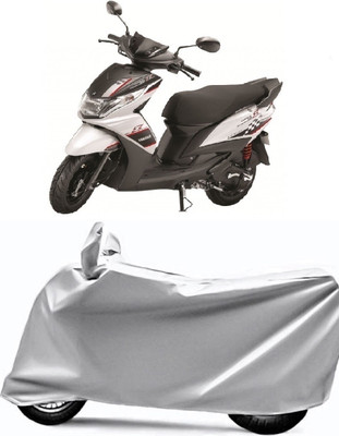 AUCTIMO Two Wheeler Cover for Yamaha(Ray, Silver)