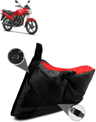 PAGORA Waterproof Two Wheeler Cover for Suzuki(Hayate, Red)