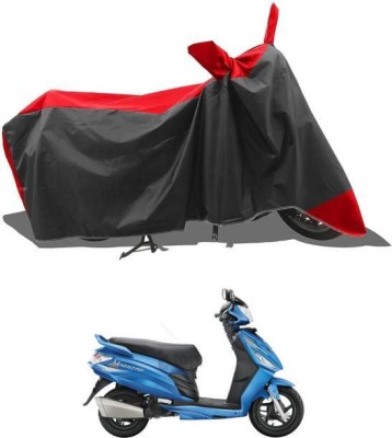 LIFE TO HUB Two Wheeler Cover for Hero, Honda, Bajaj, Ather, TVS, Yamaha(Splendor Pro Classic, Black, Red)