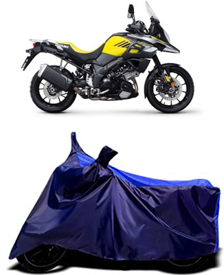 VESMEI Two Wheeler Cover for Suzuki(V-Strom 650 XT, Blue)