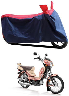 KEDIT Two Wheeler Cover for TVS(XL 100 Heavy Duty, Red, Blue)