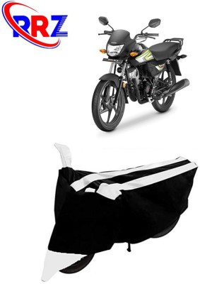 RRZ Waterproof Two Wheeler Cover for Honda(CD deluxe, Black, White)