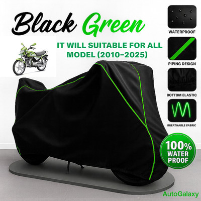AutoGalaxy Waterproof Two Wheeler Cover for Hero(HF Deluxe Eco, Black)
