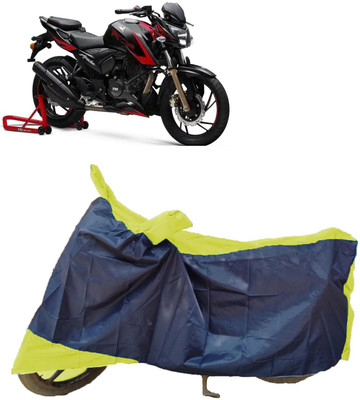 AutoKick Two Wheeler Cover for TVS(Apache RTR 200 Fi E100, Multicolor)