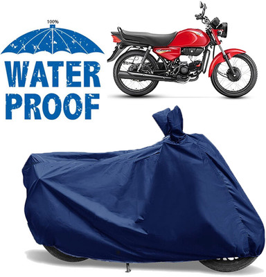 AutoGalaxy Waterproof Two Wheeler Cover for Hero(CD Dawn, Blue)