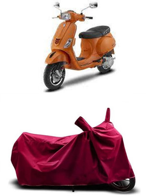 Coxtor Waterproof Two Wheeler Cover for Piaggio(Vespa SXL, Maroon)