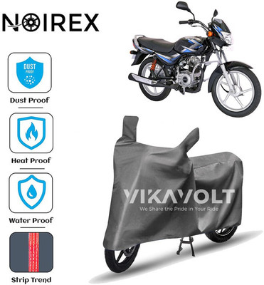 NOIREX Two Wheeler Cover for Bajaj(CT100, Grey)