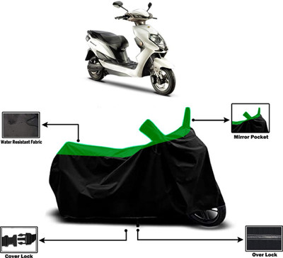 Amexride Two Wheeler Cover for Evolet(Derby, Green)