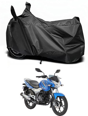 Auto Hub Waterproof Two Wheeler Cover for Bajaj(Discover 125 DTS-i, Black)