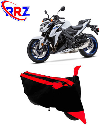RRZ Waterproof Two Wheeler Cover for Suzuki(GSX-S1000 ABS, Black, Red)