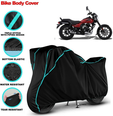 Grizzly Waterproof Two Wheeler Cover for Bajaj(Avenger 220 Street, Black)