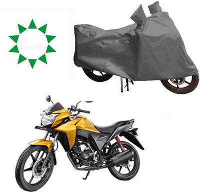 DeepShakshi AUTOMOTIVE Waterproof Two Wheeler Cover for Honda(CB Twister, Grey)