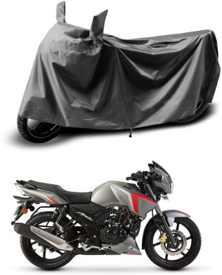 Gali Bazar Waterproof Two Wheeler Cover for TVS(Apache RTR 160, Grey)