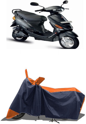 SUGASHRI Waterproof Two Wheeler Cover for Hero(E Sprint, Orange, Blue)