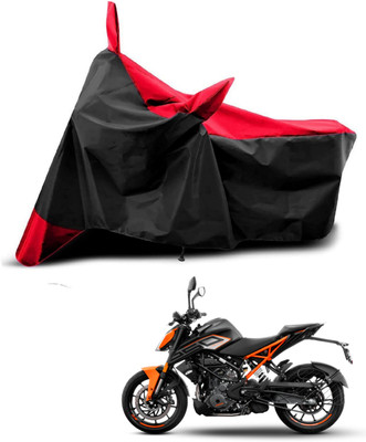 AASHTIK MART Two Wheeler Cover for KTM(250 Duke, Red, Black)