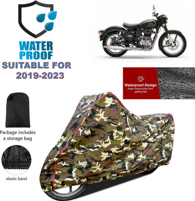 PAGORA Waterproof Two Wheeler Cover for Royal Enfield(Standard 350, Yellow)