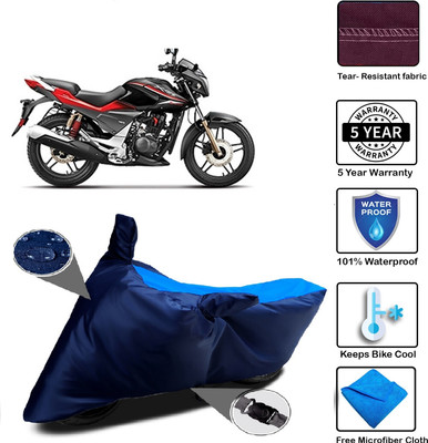 MISSION COLLECTION Waterproof Two Wheeler Cover for Hero(CBZ Extreme, Blue)